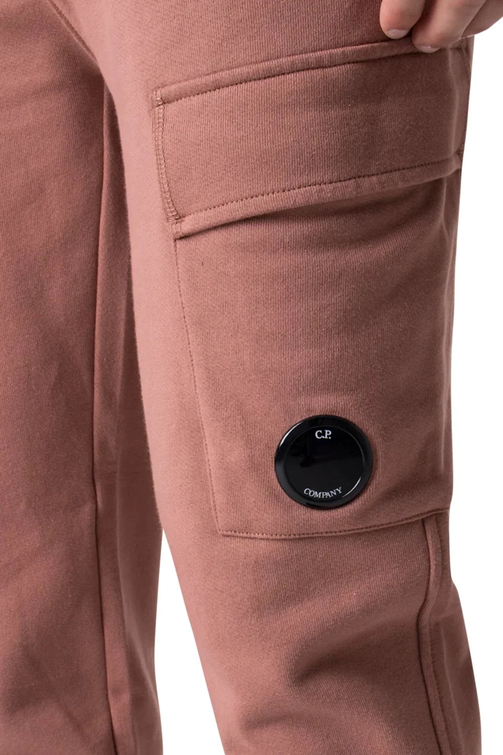 C.P. Company Lens-detail Cedar Wood Jogger Pants: Comfort and